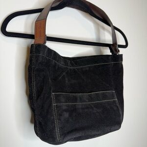Special Addition Fossil Florida State University Black Canvas Shoulder Bag